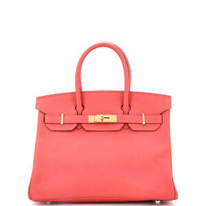 Hermes Birkin 30 Red Epsom with Gold Hardware